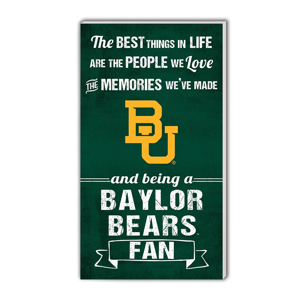 11x20 Indoor Outdoor Sign The Best Things Baylor Bears