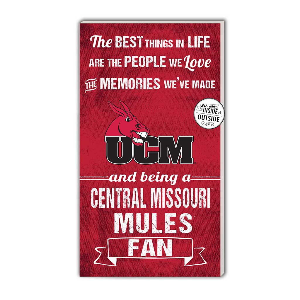 11x20 Indoor Outdoor Sign The Best Things Central Missouri Mules