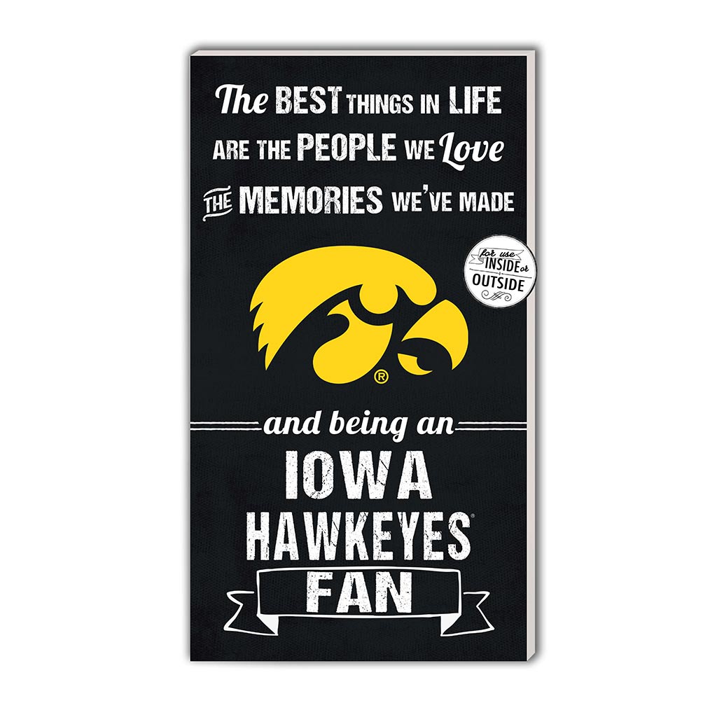 11x20 Indoor Outdoor Sign The Best Things Iowa Hawkeyes