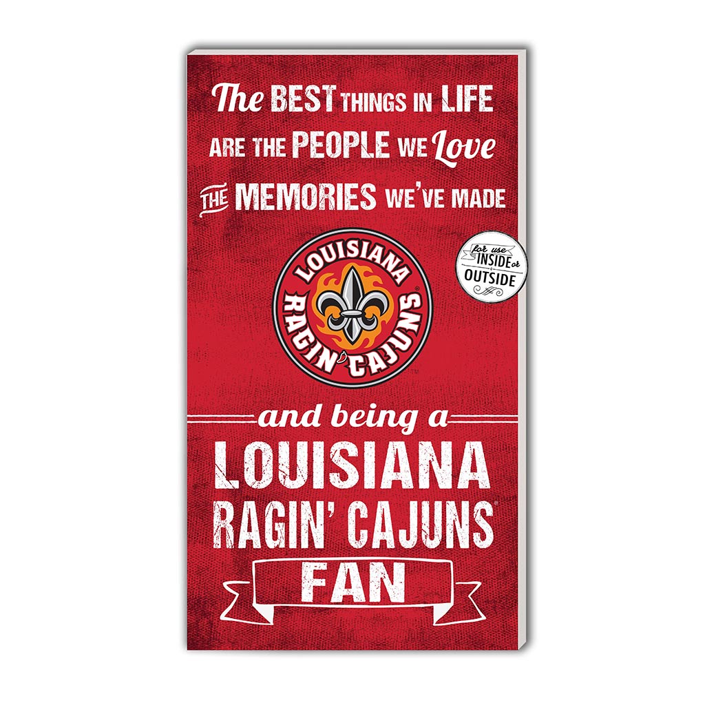 11x20 Indoor Outdoor Sign The Best Things Louisiana State Lafayette Ragin Cajuns