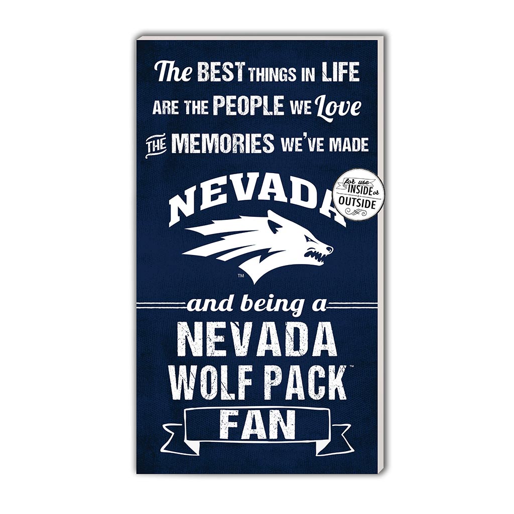 11x20 Indoor Outdoor Sign The Best Things Nevada Wolf Pack