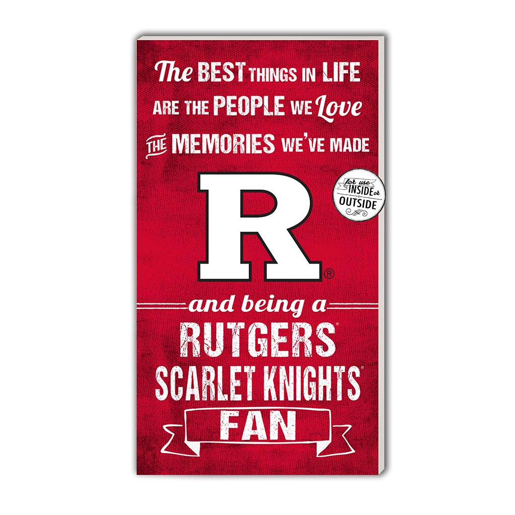 11x20 Indoor Outdoor Sign The Best Things Rutgers Scarlet Knights