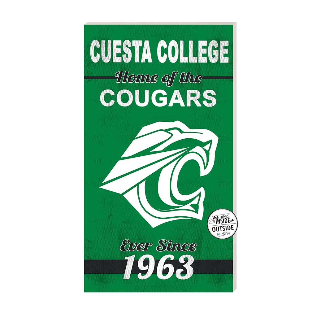 11x20 Indoor Outdoor Sign Home of the Cuesta College Cougars