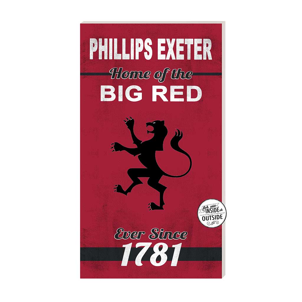 11x20 Indoor Outdoor Sign Home of the Phillips Exeter Academy Big Reds