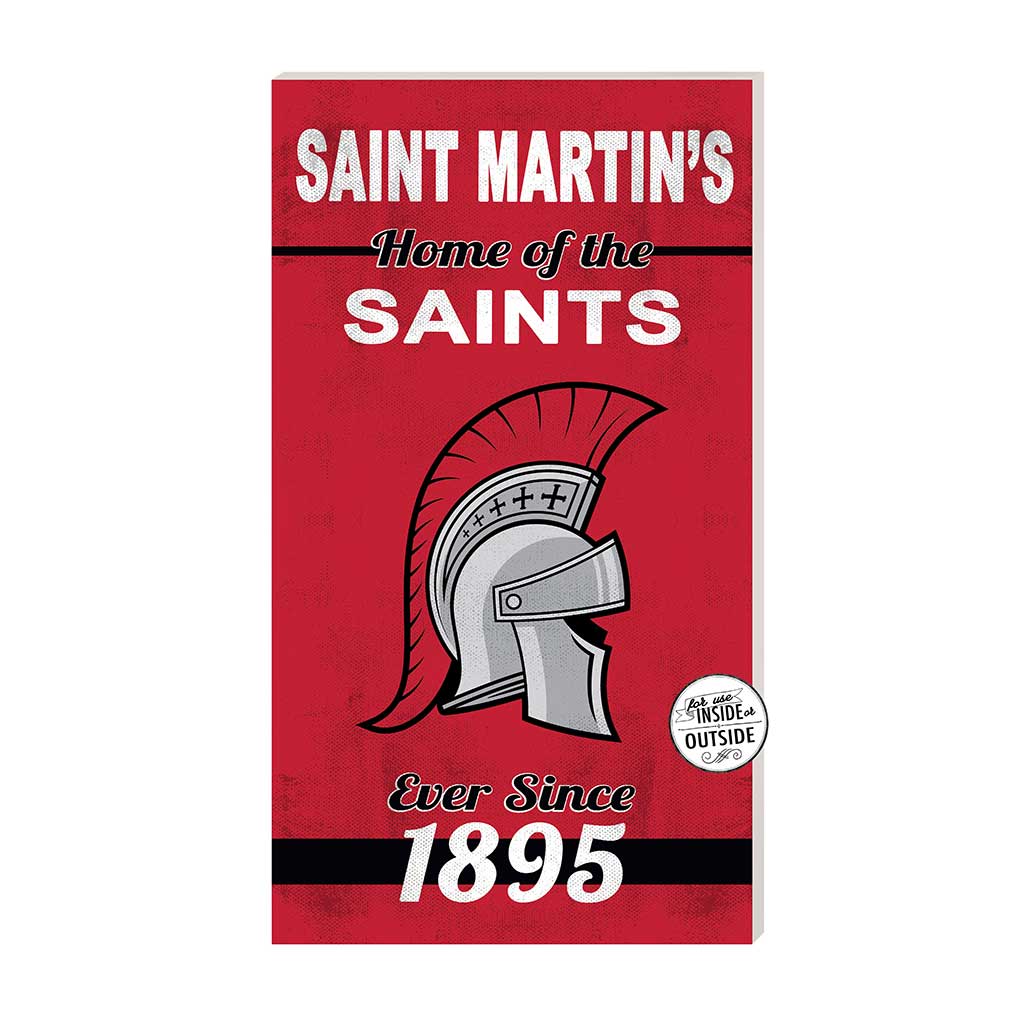 11x20 Indoor Outdoor Sign Home of the Saint Martin's University Saints