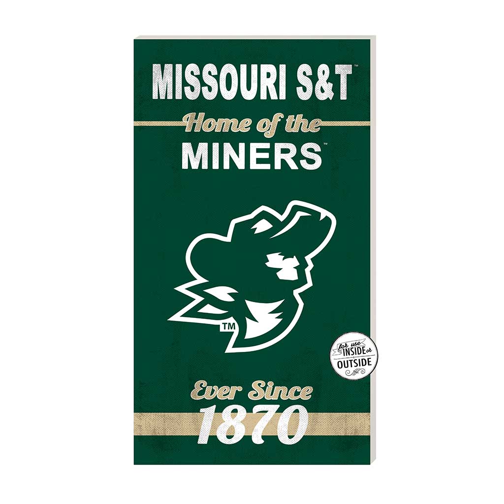11x20 Indoor Outdoor Sign Home of the Missouri S&T Miners