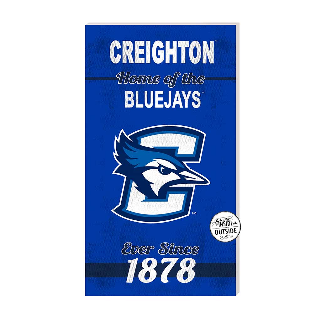 11x20 Indoor Outdoor Sign Home of the Creighton Bluejays