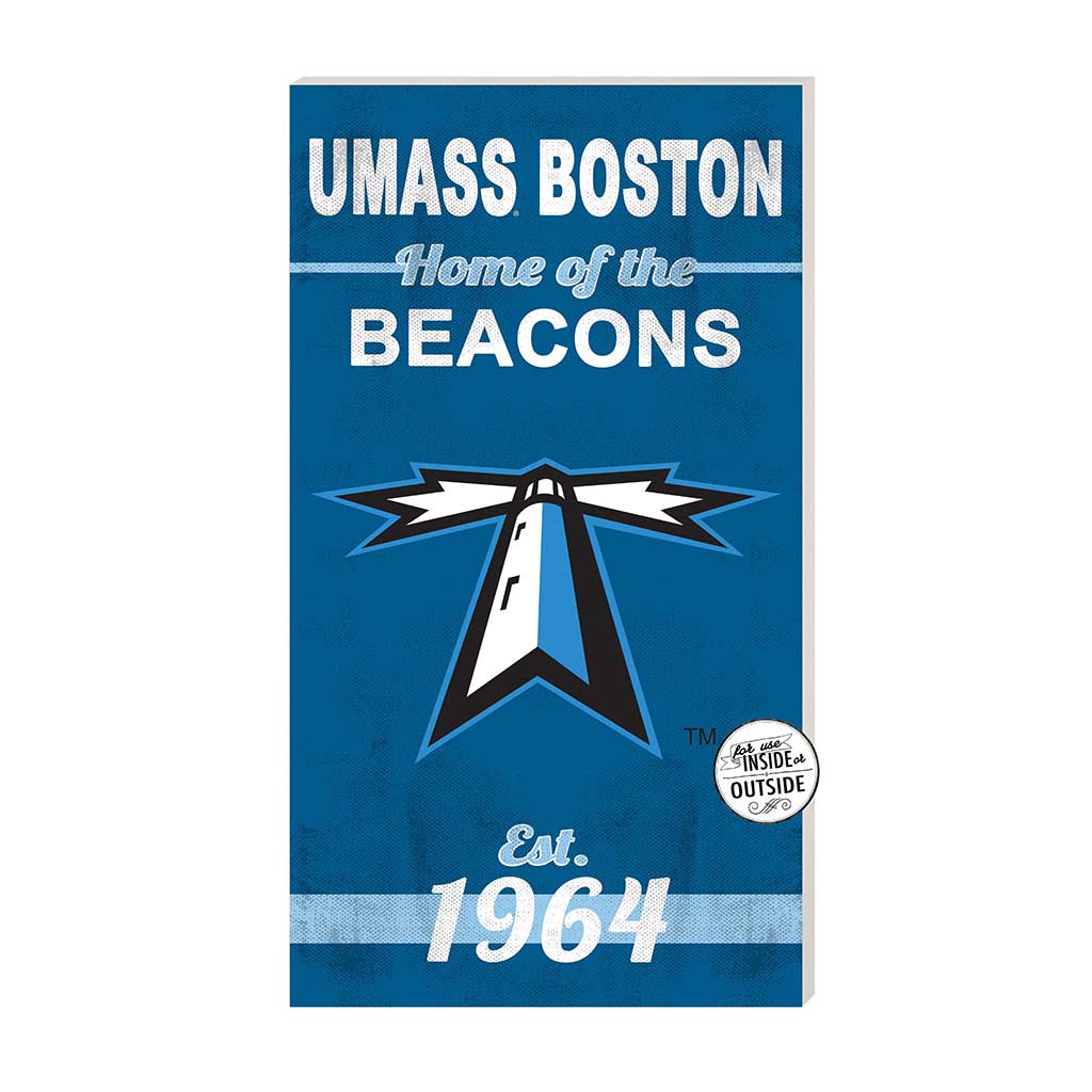 11x20 Indoor Outdoor Sign Home of the UMASS Boston Beacons