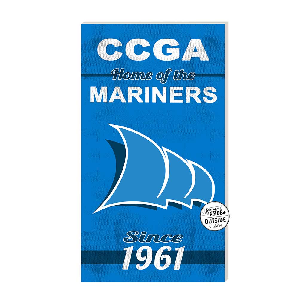 11x20 Indoor Outdoor Sign Home of the College of Coastal Georgia Mariners