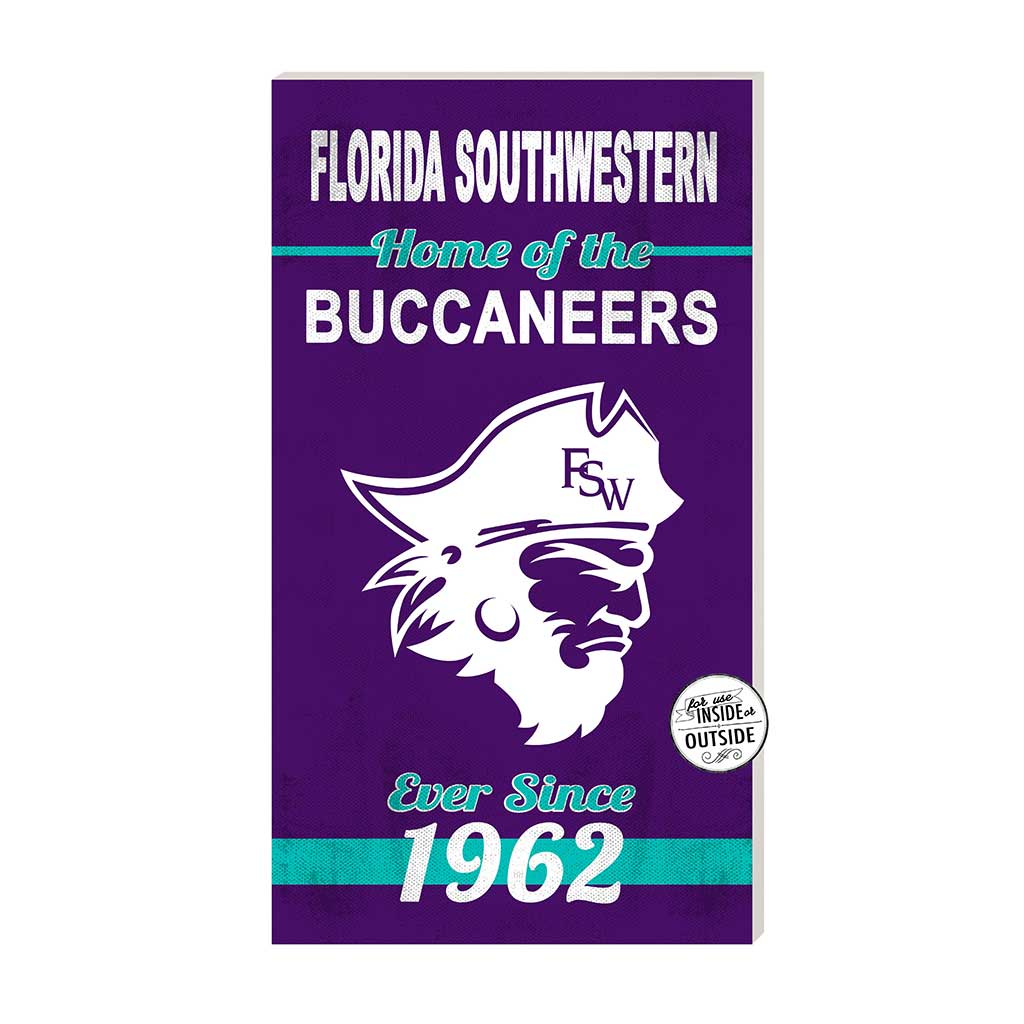 11x20 Indoor Outdoor Sign Home of the Florida Southwestern State Buccaneers