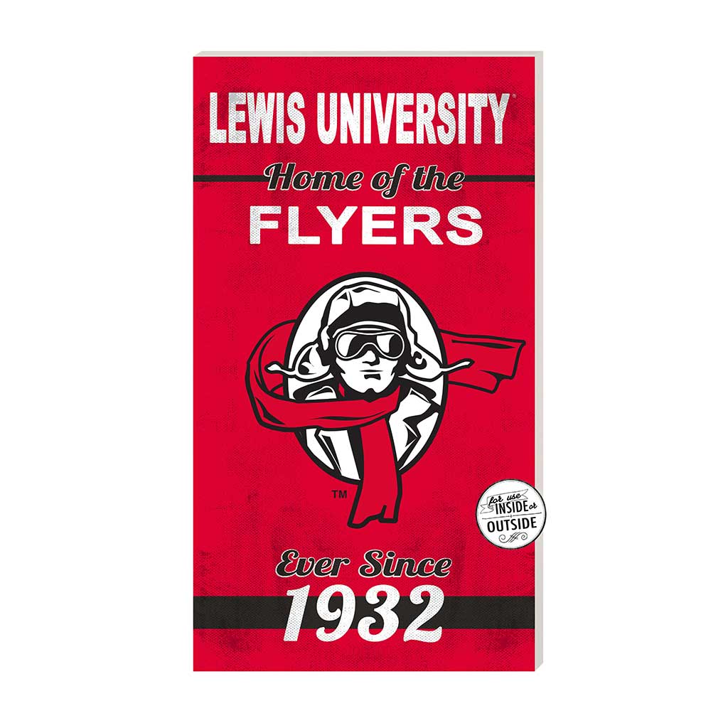11x20 Indoor Outdoor Sign Home of the Lewis University Flyers