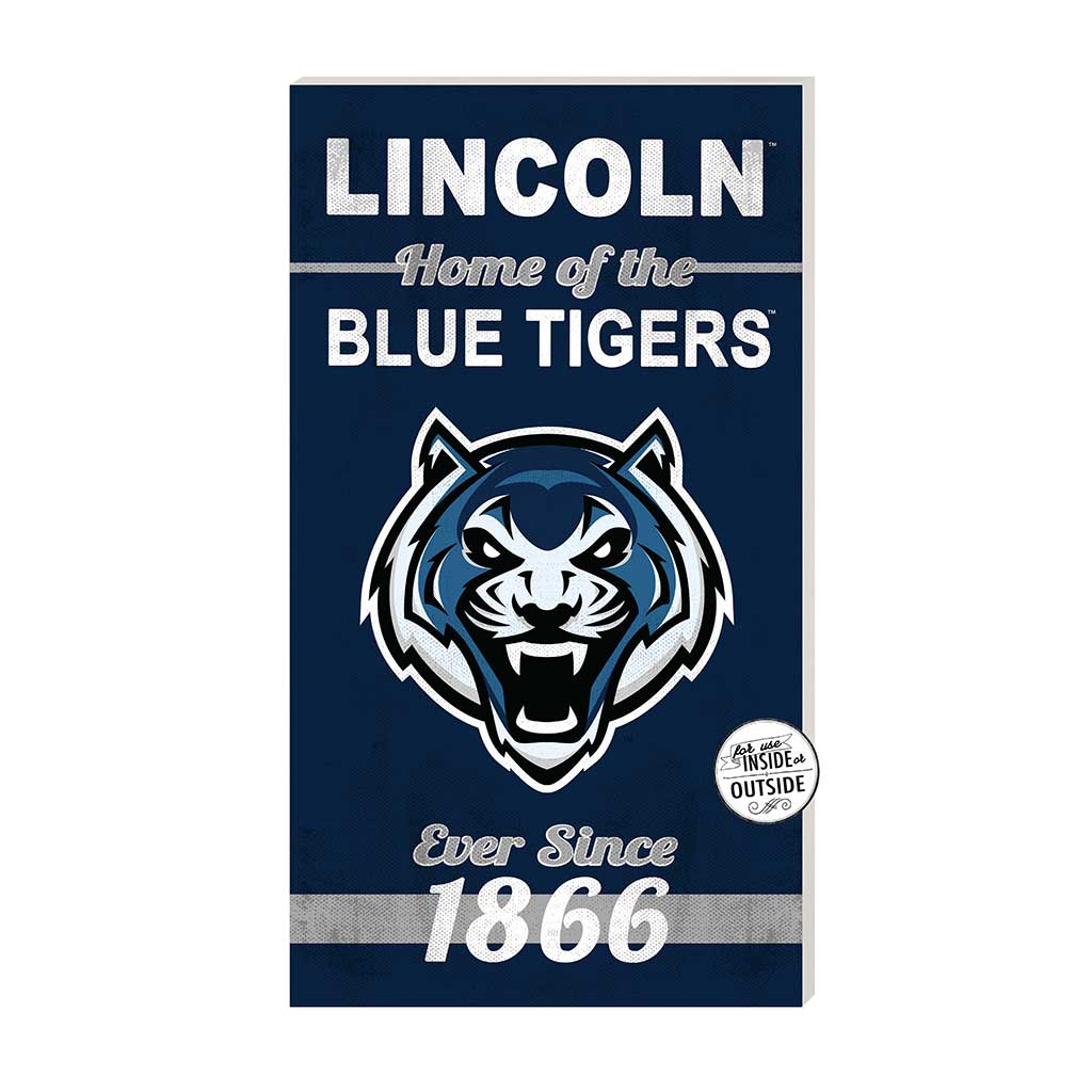 11x20 Indoor Outdoor Sign Home of the Lincoln University Blue Tigers