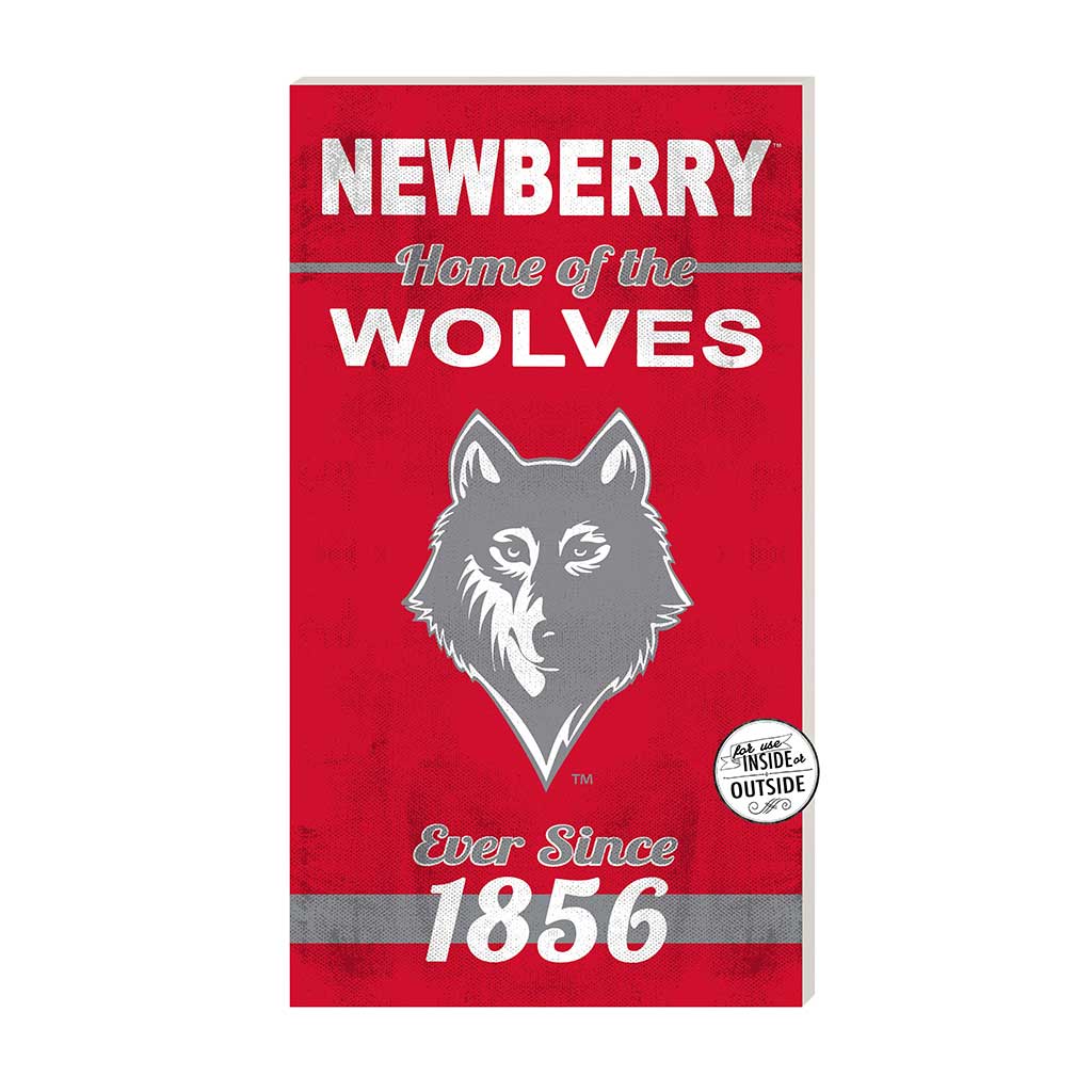 11x20 Indoor Outdoor Sign Home of the Newberry College Wolves