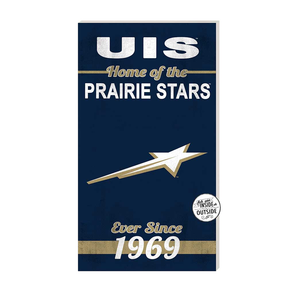11x20 Indoor Outdoor Sign Home of the University of Illinois Springfield Prairie Stars