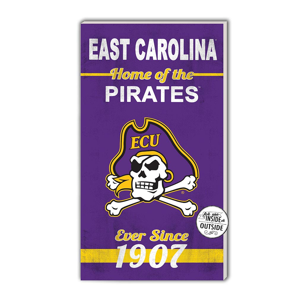 11x20 Indoor Outdoor Sign Home of the East Carolina Pirates