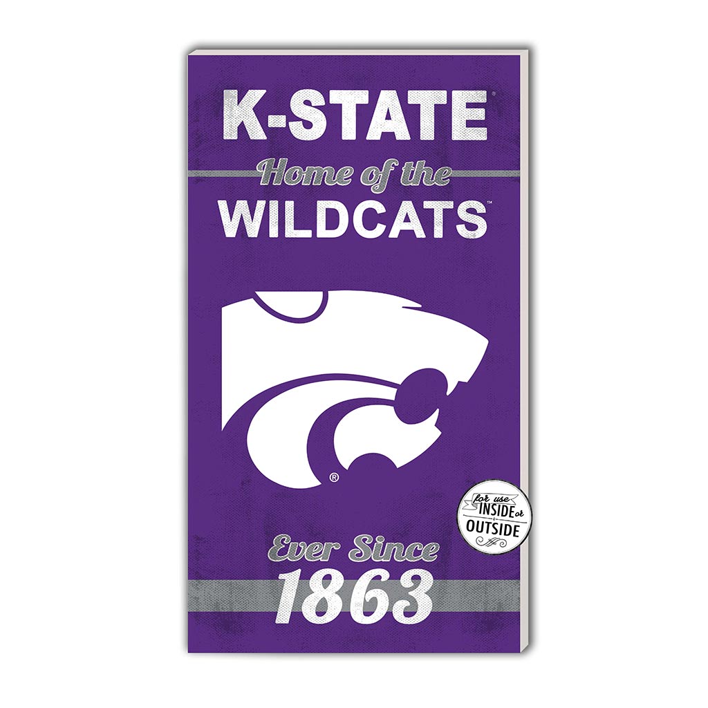 11x20 Indoor Outdoor Sign Home of the Kansas State Wildcats