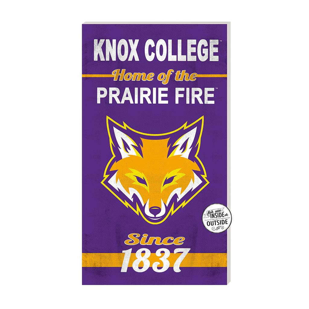 11x20 Indoor Outdoor Sign Home of the Knox College Prairie Fire