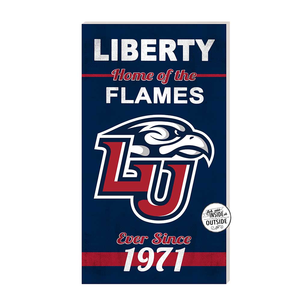 11x20 Indoor Outdoor Sign Home of the Liberty Flames