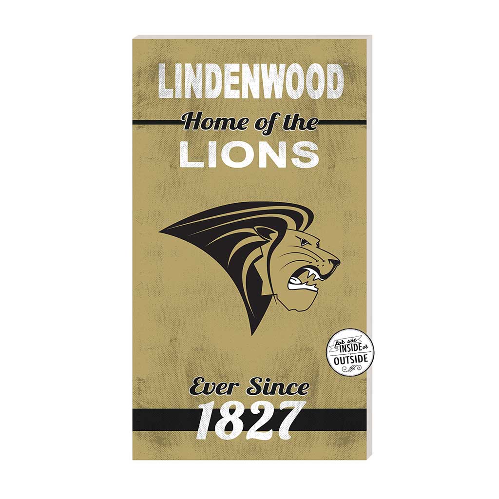 11x20 Indoor Outdoor Sign Home of the Lindenwood Lions