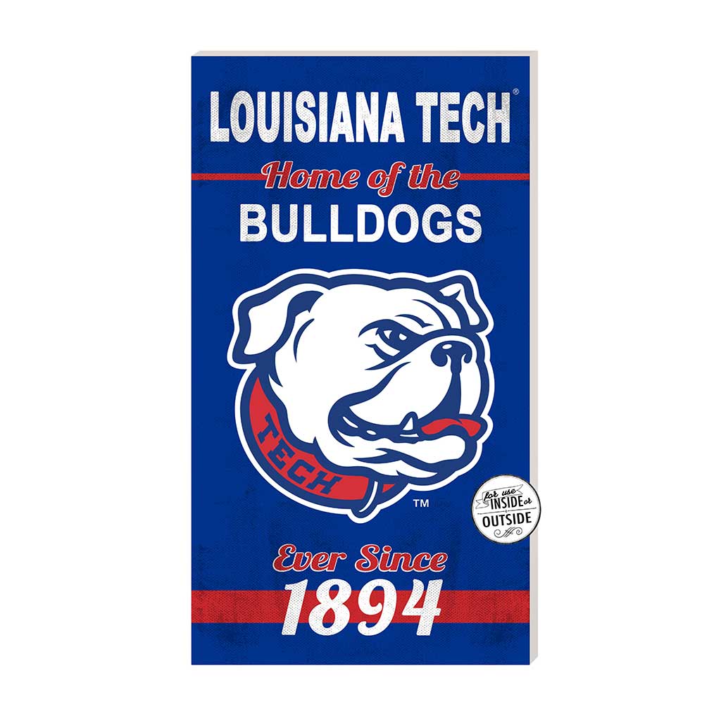 11x20 Indoor Outdoor Sign Home of the Louisiana Tech Bulldogs