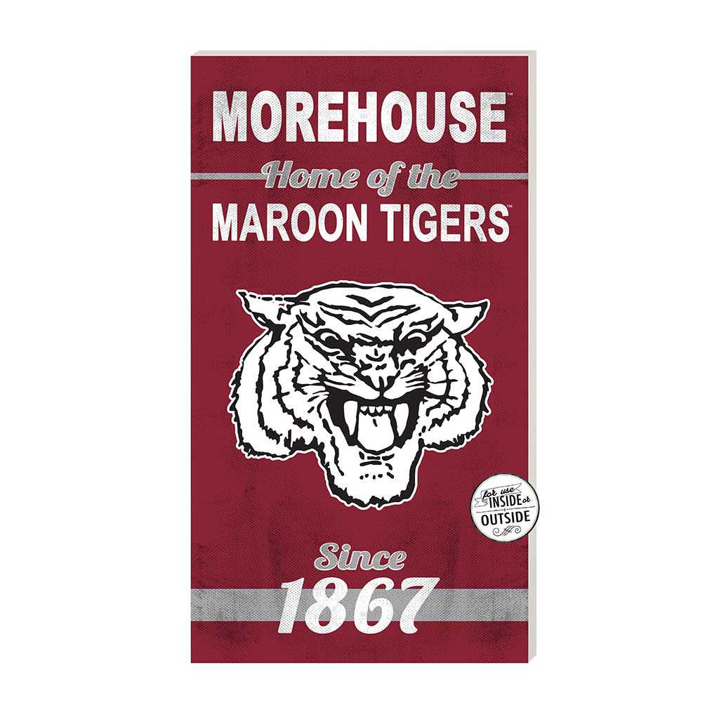 11x20 Indoor Outdoor Sign Home of the Morehouse College Maroon Tigers