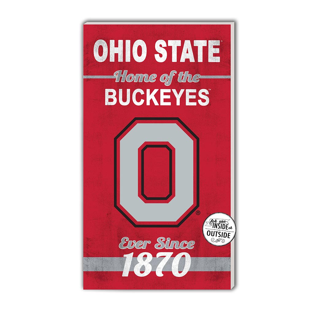 11x20 Indoor Outdoor Sign Home of the Ohio State Buckeyes