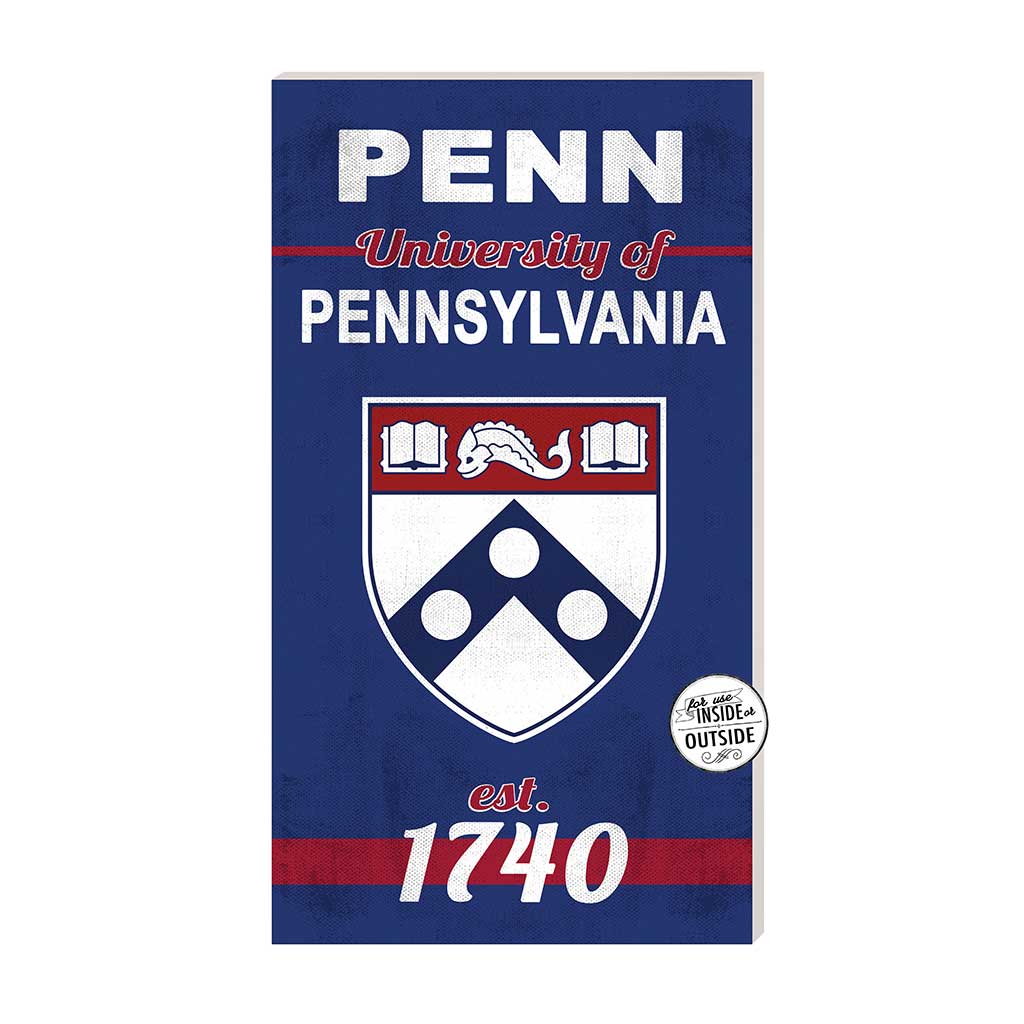 11x20 Indoor Outdoor Sign Home of the University of Pennsylvania Quakers