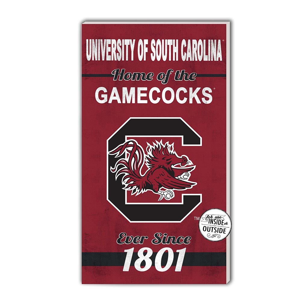 11x20 Indoor Outdoor Sign Home of the South Carolina Gamecocks