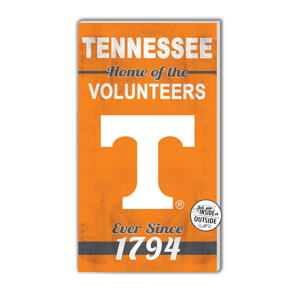 11x20 Indoor Outdoor Sign Home of the Tennessee Volunteers