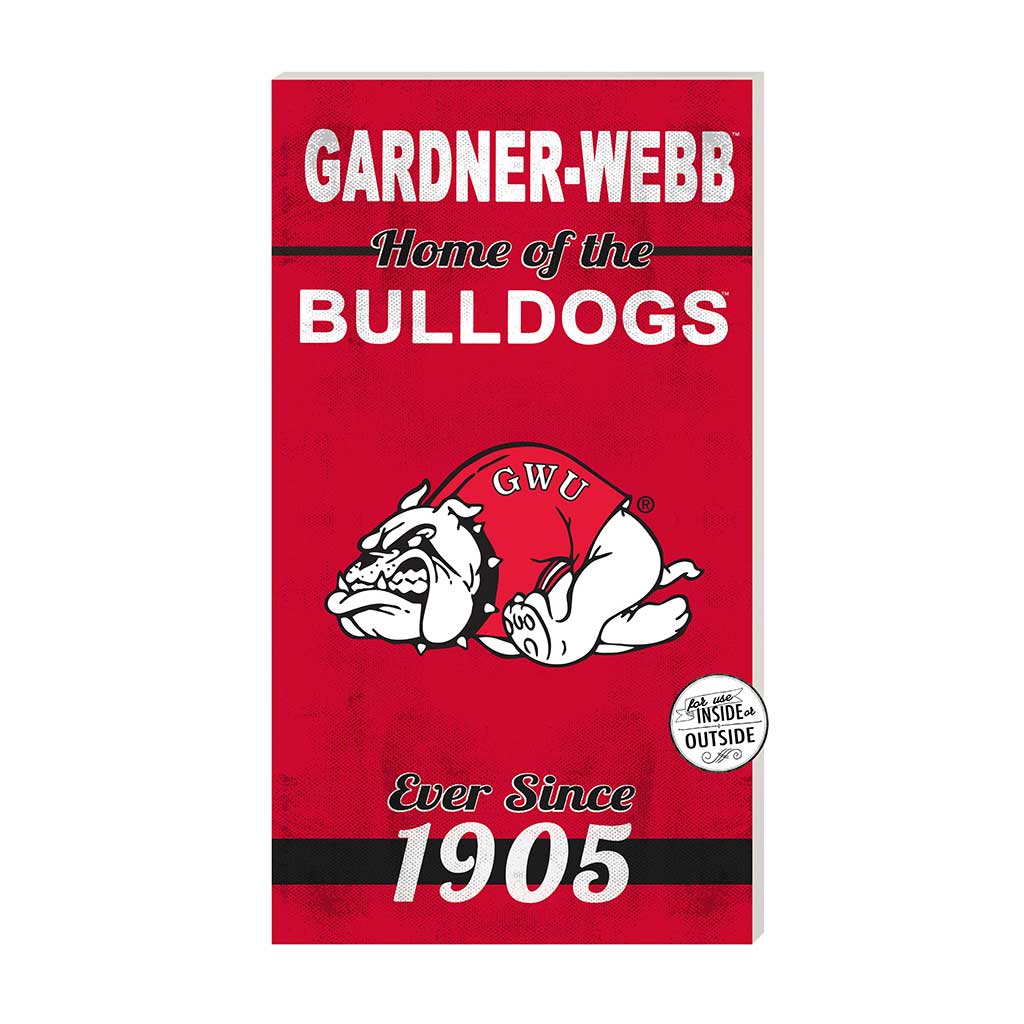 11x20 Indoor Outdoor Sign Home of the Gardner-Webb Runnin' Bulldogs