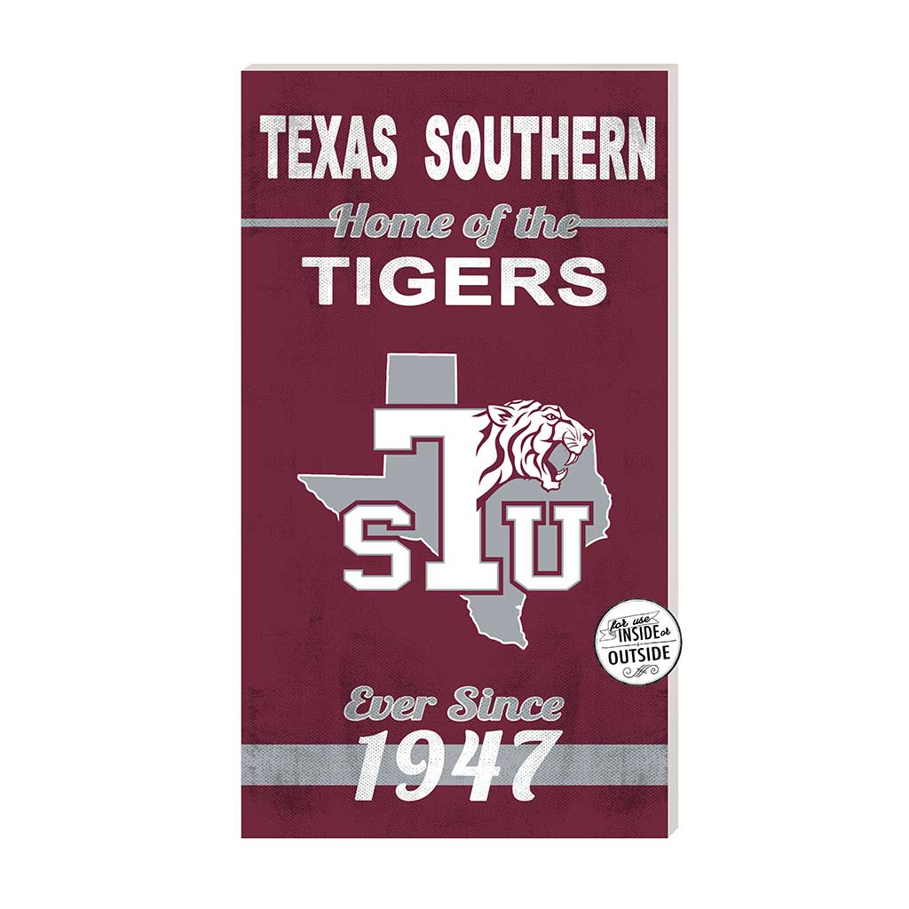 11x20 Indoor Outdoor Sign Home of the Texas Southern Tigers