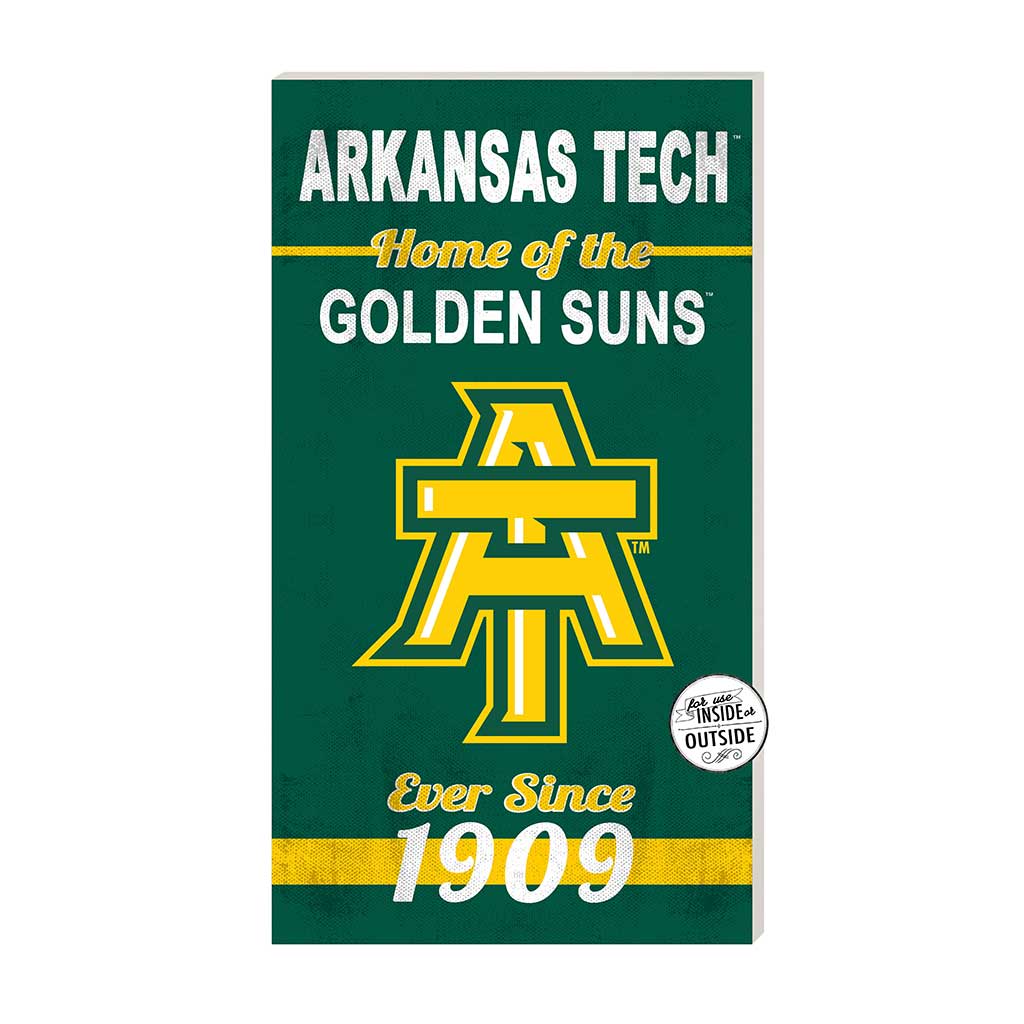 11x20 Indoor Outdoor Sign Home of the Arkansas Tech WONDER BOYS/GOLDEN SUNS