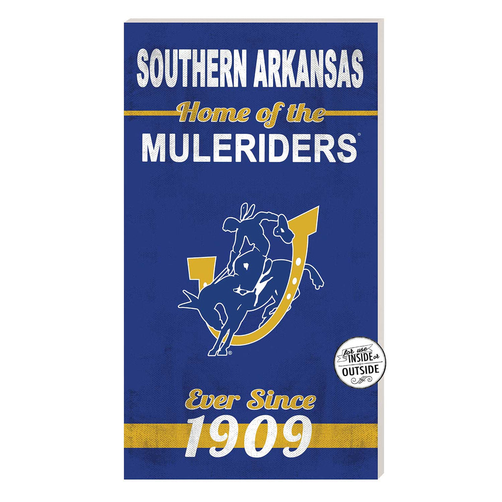 11x20 Indoor Outdoor Sign Home of the Southern Arkansas MULERIDERS