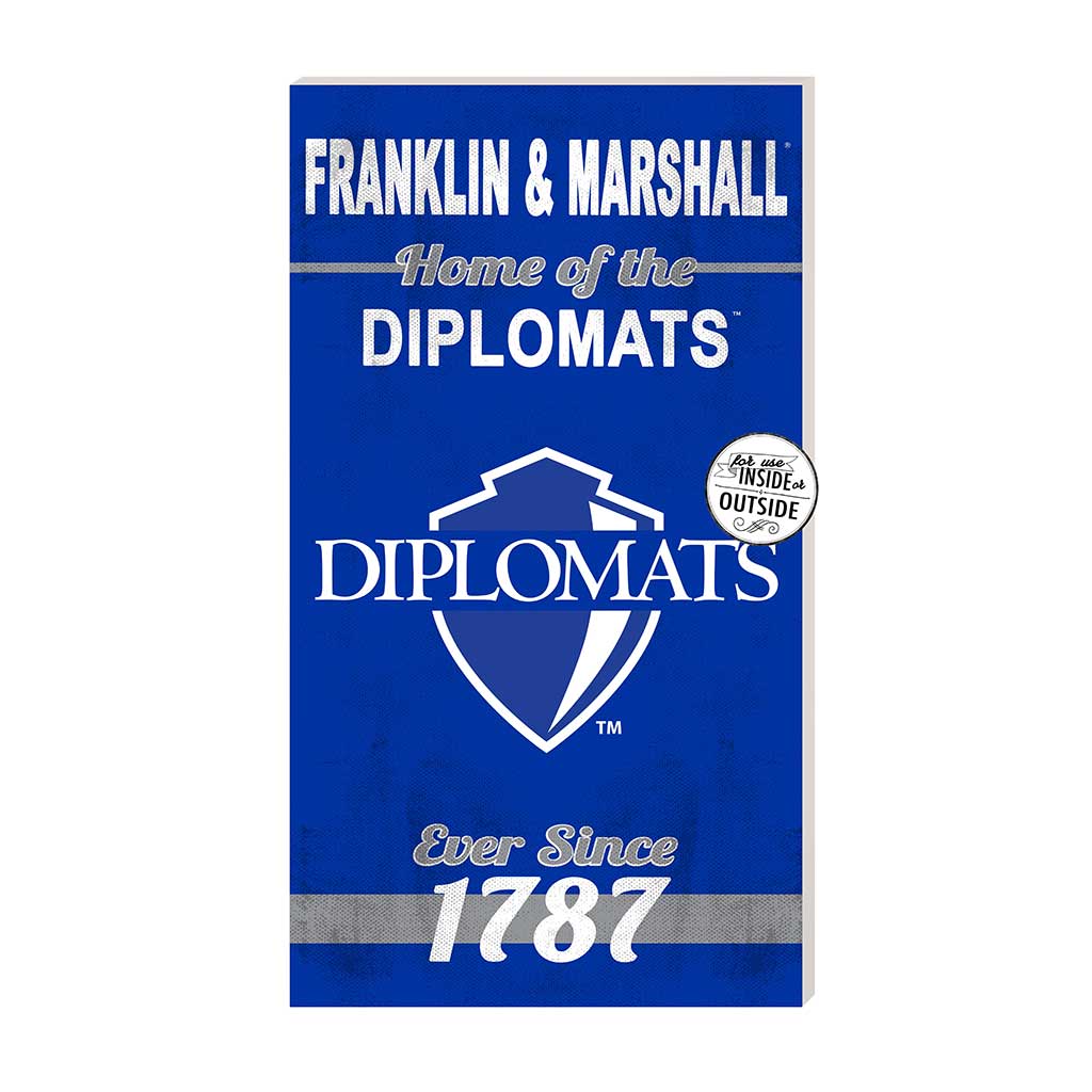 11x20 Indoor Outdoor Sign Home of the Franklin & Marshall College DIPLOMATS