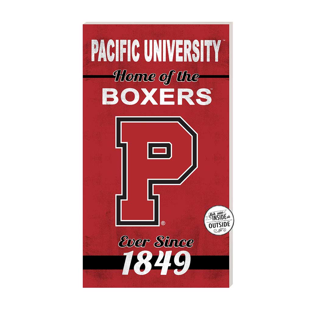 11x20 Indoor Outdoor Sign Home of the Pacific University Boxers