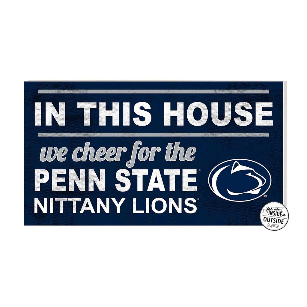 20x11 Indoor Outdoor Sign In This House Penn State Nittany Lions