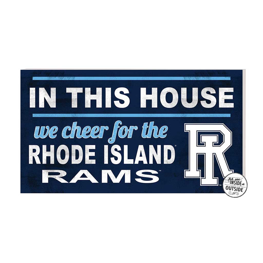 20x11 Indoor Outdoor Sign In This House Rhode Island Rams