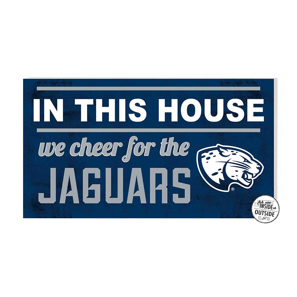 20x11 Indoor Outdoor Sign In This House Augusta University Jaguars