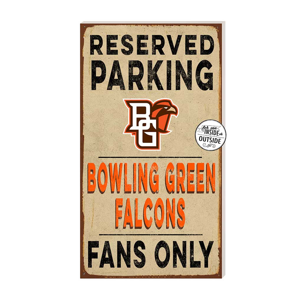 11x20 Indoor Outdoor Reserved Parking Sign Bowling Green Falcons