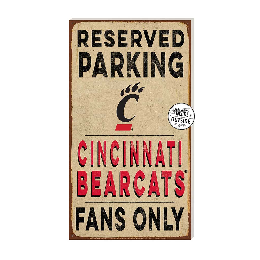 11x20 Indoor Outdoor Reserved Parking Sign Cincinnati Bearcats