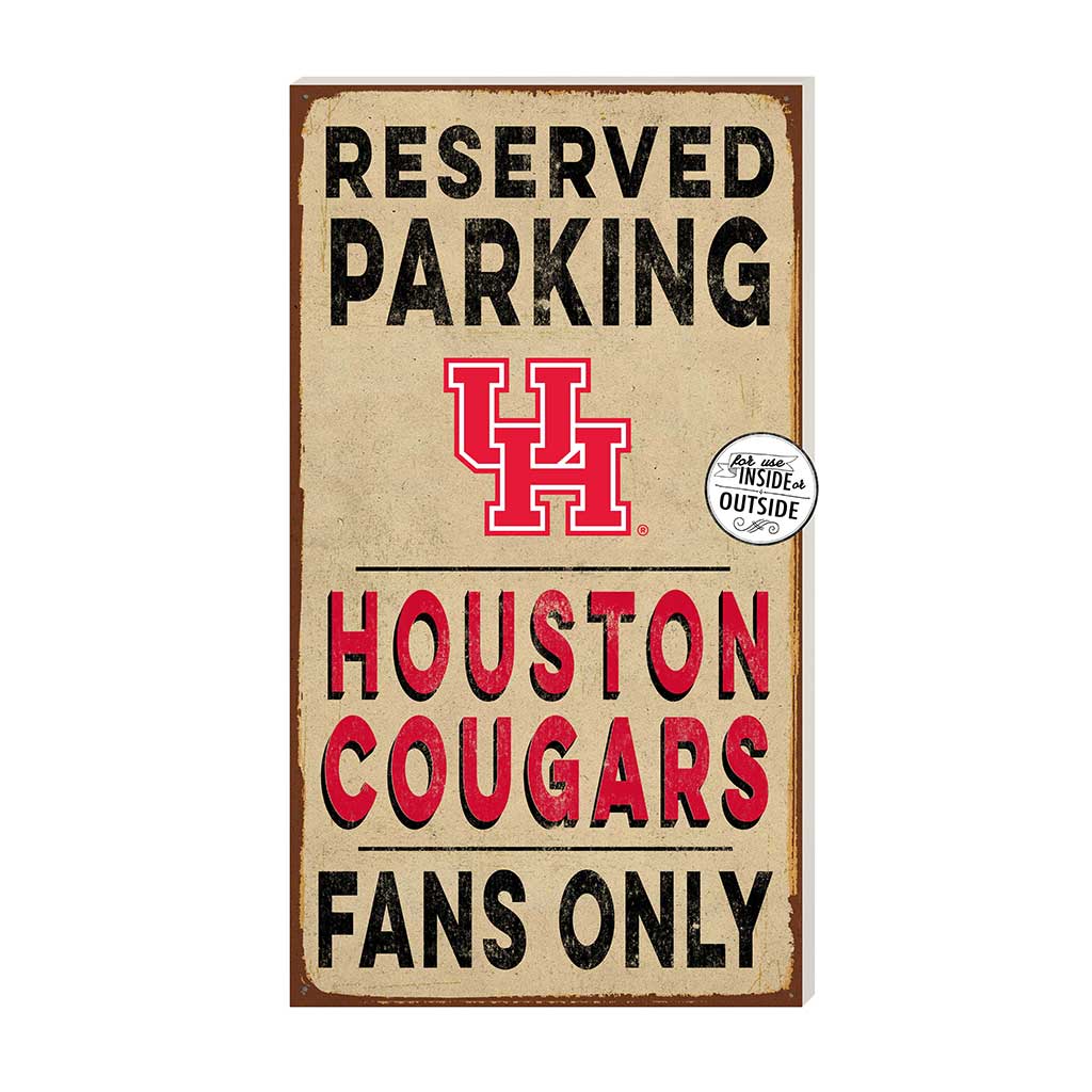 11x20 Indoor Outdoor Reserved Parking Sign Houston Cougars
