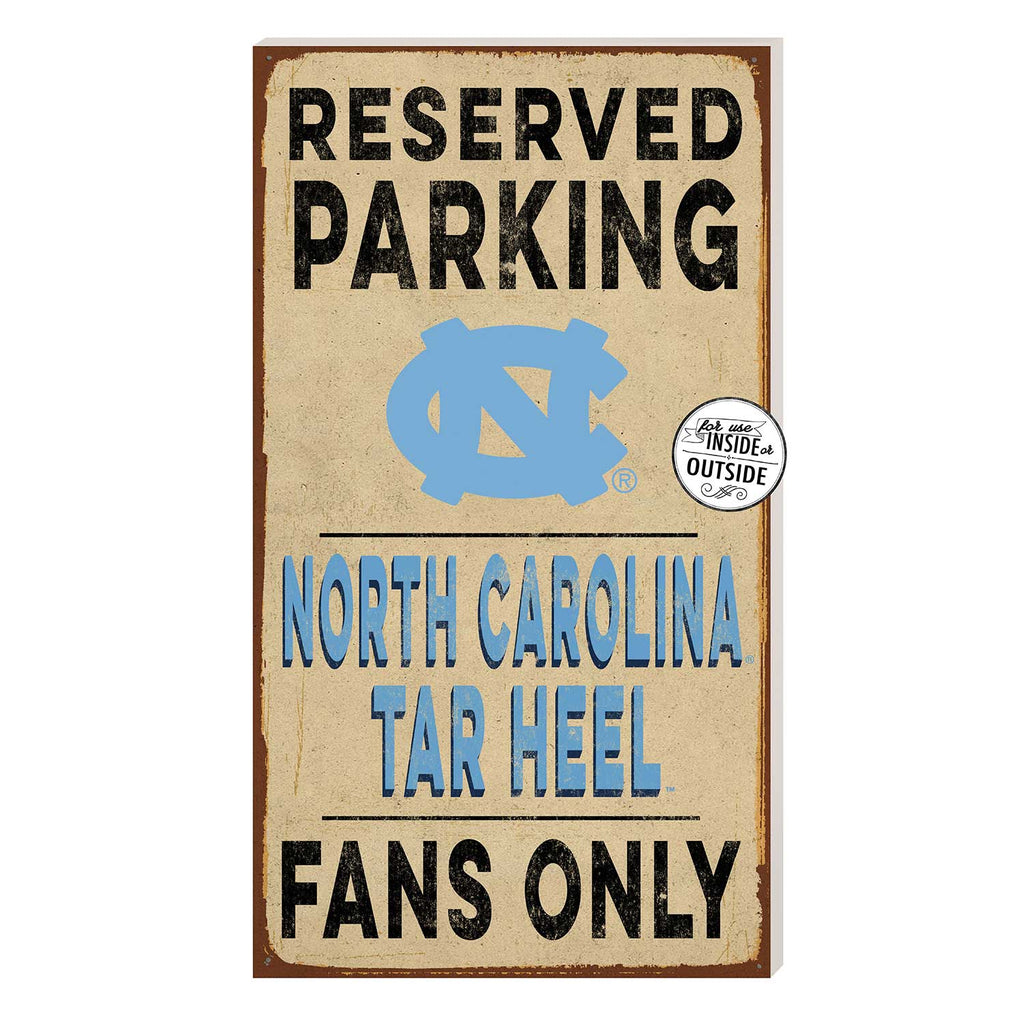 11x20 Indoor Outdoor Reserved Parking Sign North Carolina (Chapel Hill) Tar Heels