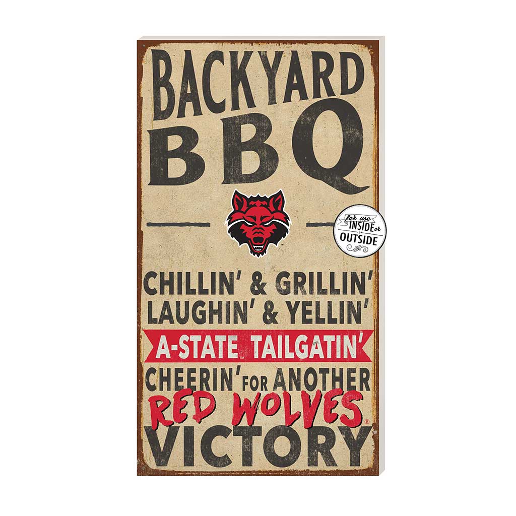 11x20 Indoor Outdoor BBQ Sign Arkansas State Red Wolves