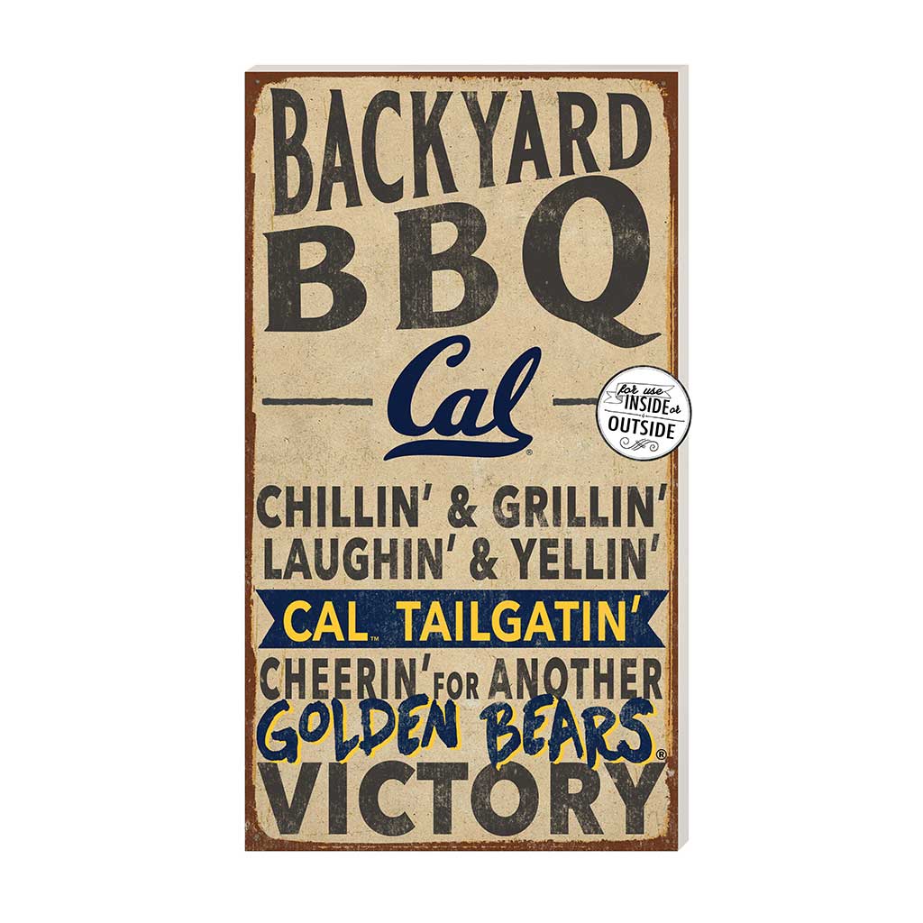 11x20 Indoor Outdoor BBQ Sign California (Berkeley) Golden Bears