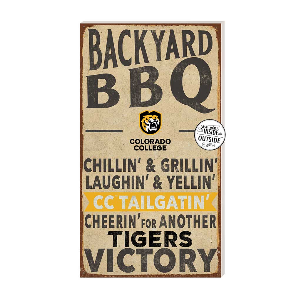 11x20 Indoor Outdoor BBQ Sign Colorado College Tigers