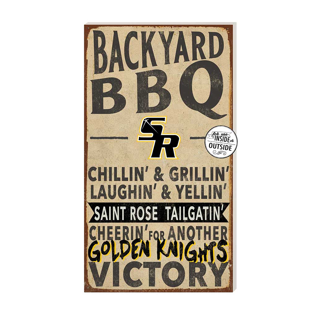 11x20 Indoor Outdoor BBQ Sign The College of Saint Rose Golden Knights