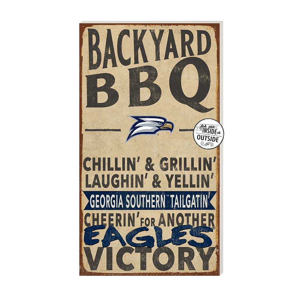 11x20 Indoor Outdoor BBQ Sign Georgia Southern Eagles