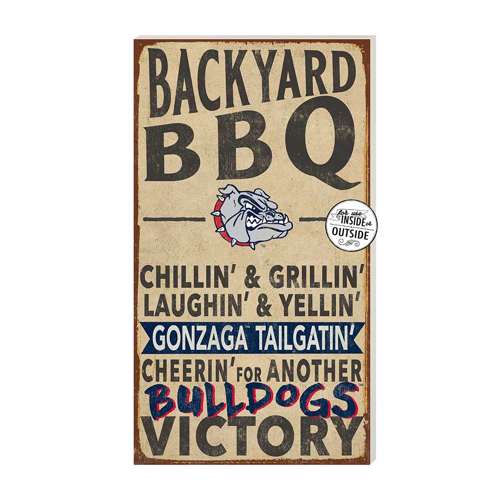 11x20 Indoor Outdoor BBQ Sign Gonzaga Bulldogs