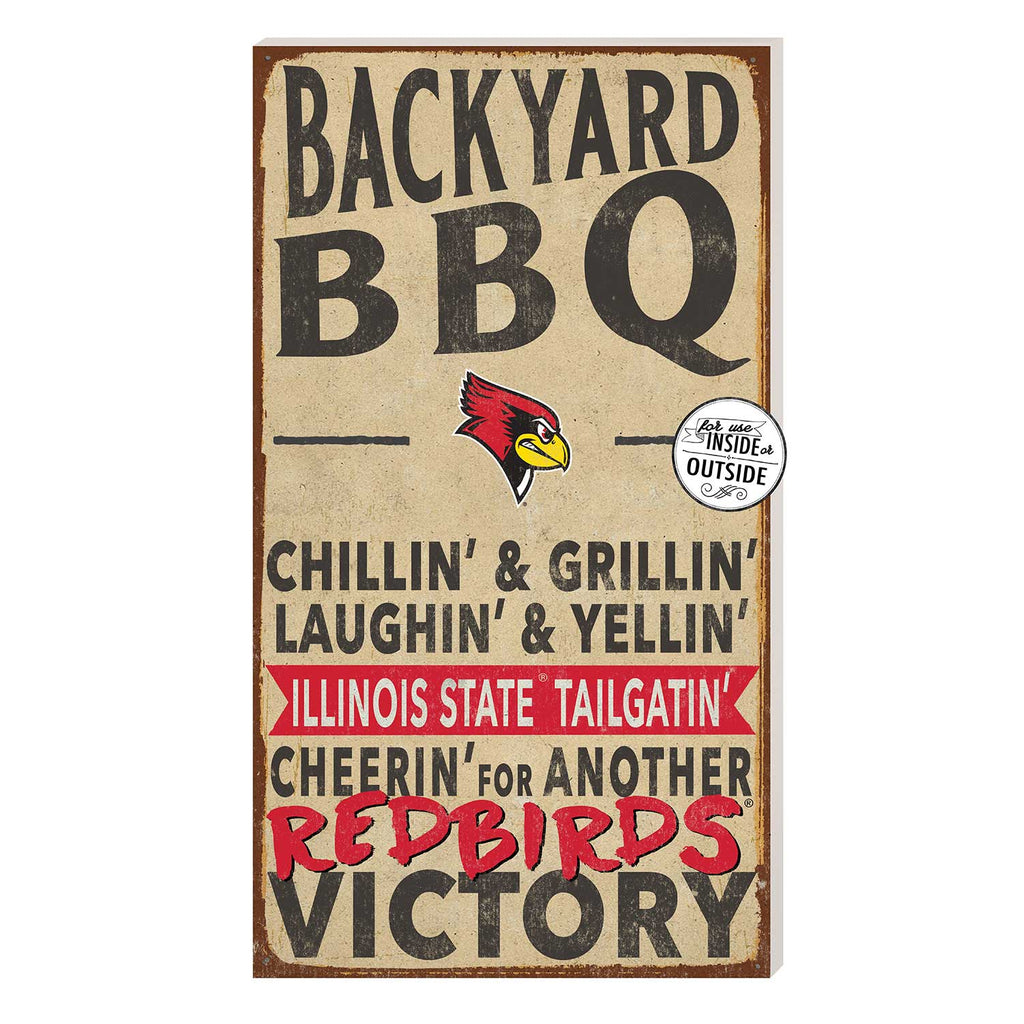 11x20 Indoor Outdoor BBQ Sign Illinois State Redbirds