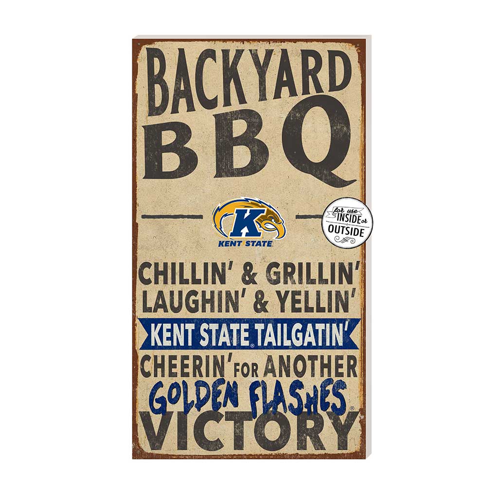 11x20 Indoor Outdoor BBQ Sign Kent State Golden Flashes